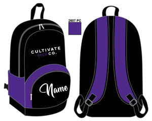 Cultivate Dance Company-Printed Backpack