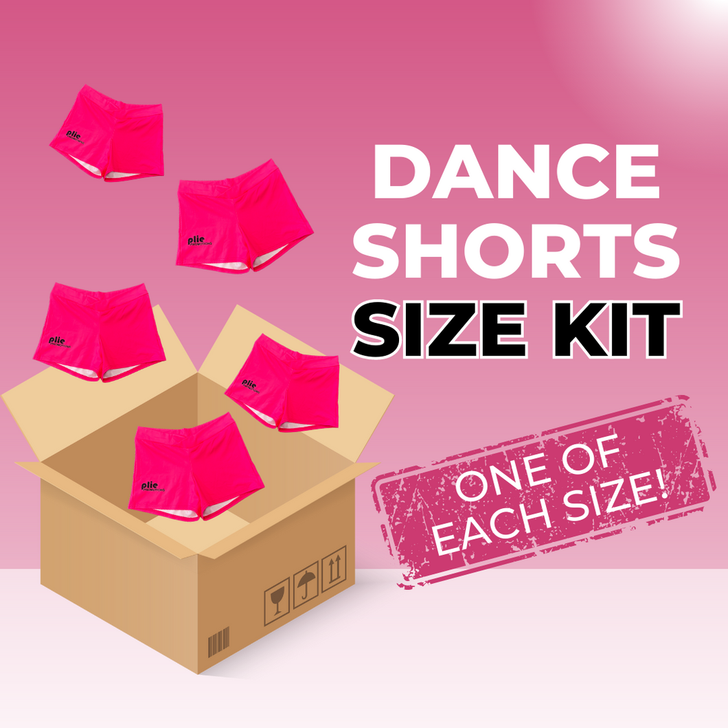 Dance Shorts Size Kit- Limited Stock