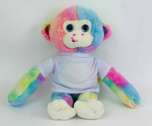 Rainbow Monkey & Shirt - Tiered Pricing! - Ships in mid April