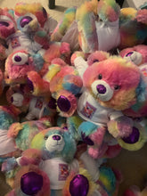 Load image into Gallery viewer, Arrives in 11-12 weeks - 8&quot; Neon Tie Dye Bears &amp; Shirts